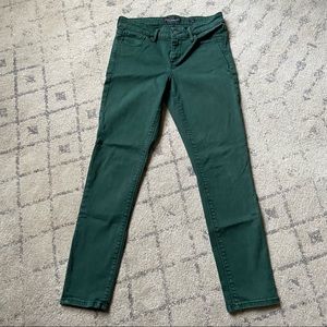 Lucky Brand Stella Skinny Green Jeans, size 6/28